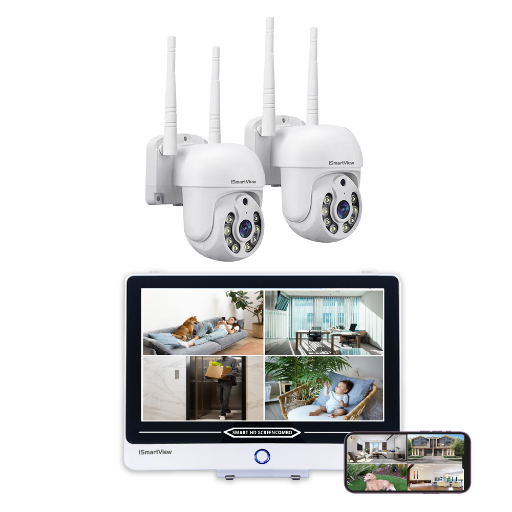 CCTV all in one wireless ptz camera kits_01